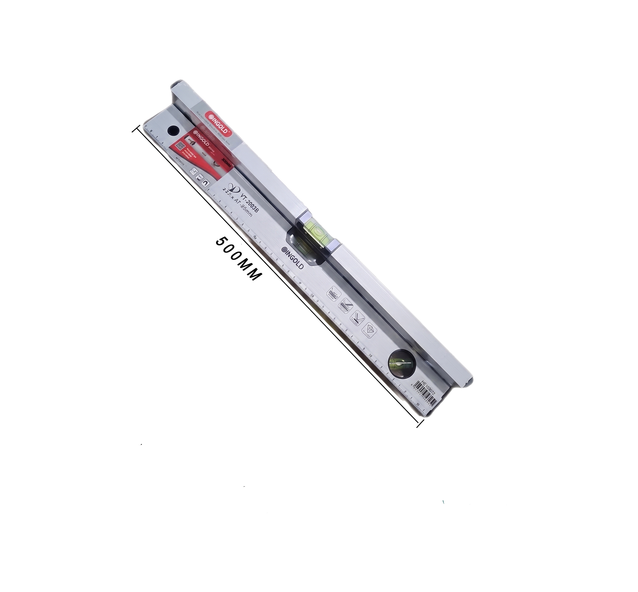 Nivel Profesional 500mm | Serie Precision Core | FOLGTOOLS