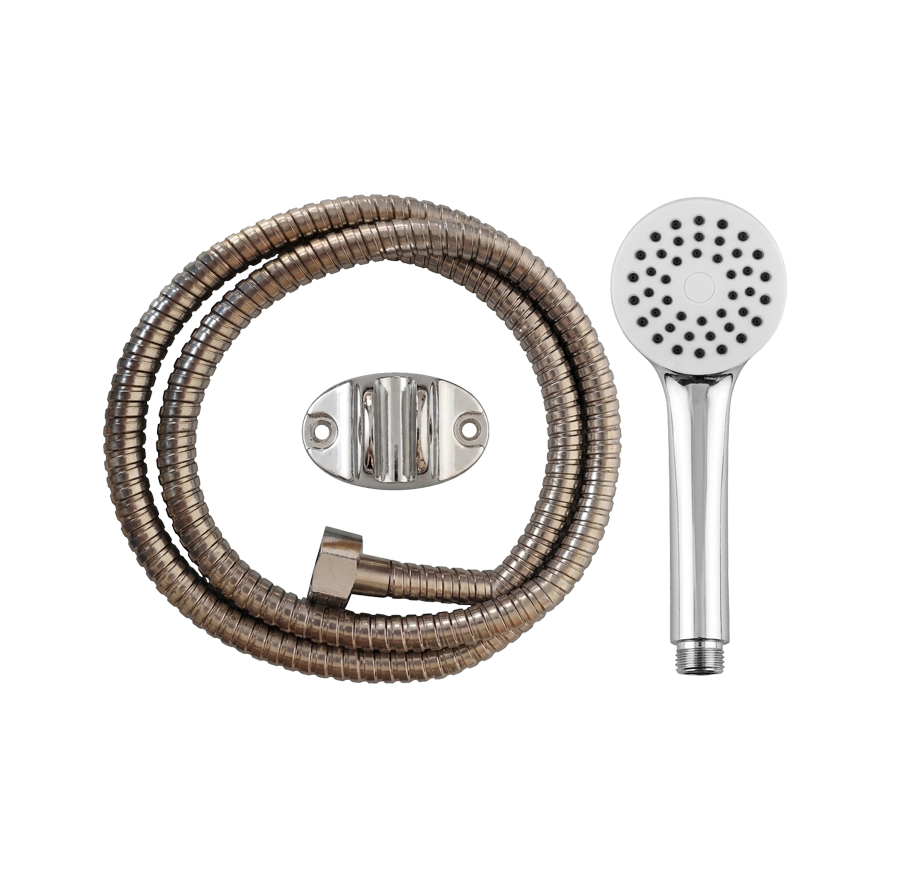 Kit de Regadera de Mano 4" con Manguera | Serie Hydro-Flex | FOLGVEX