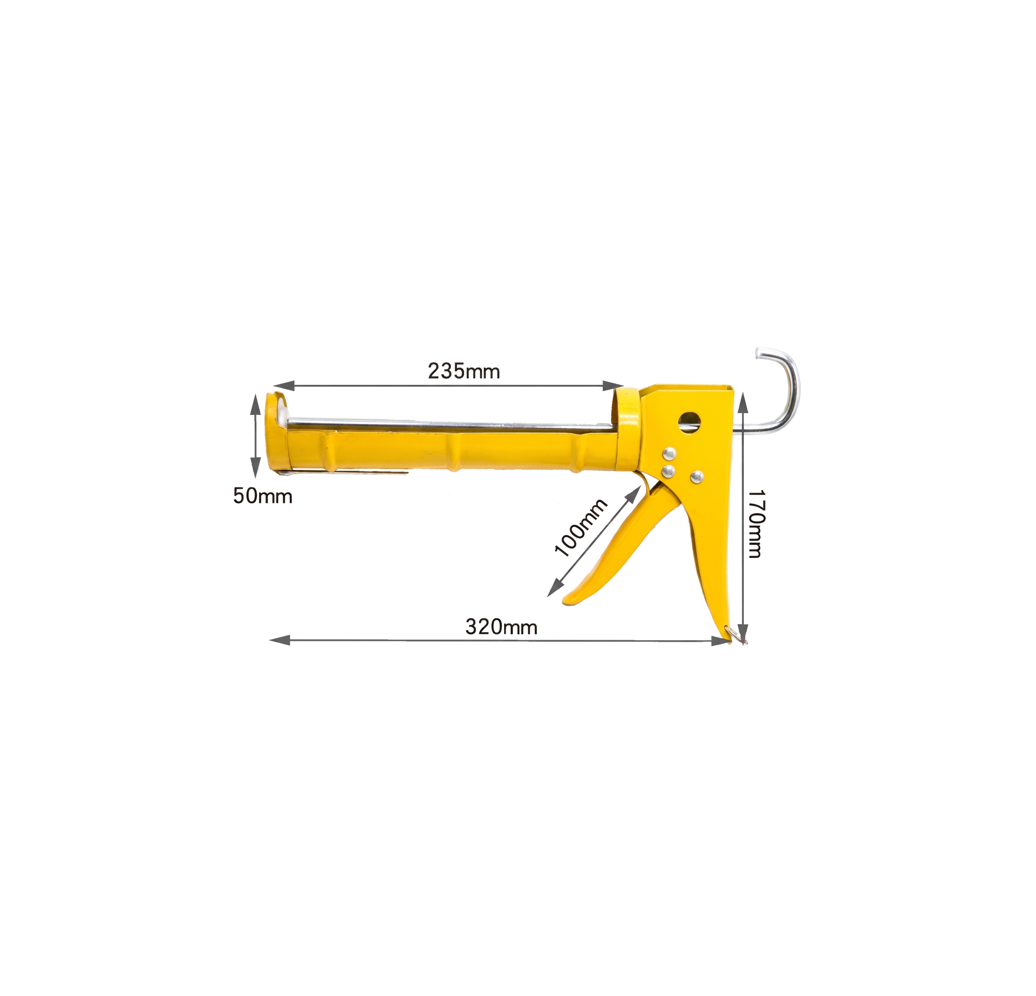 Pistola Calafateadora Tipo Esqueleto | FOLGTOOLS