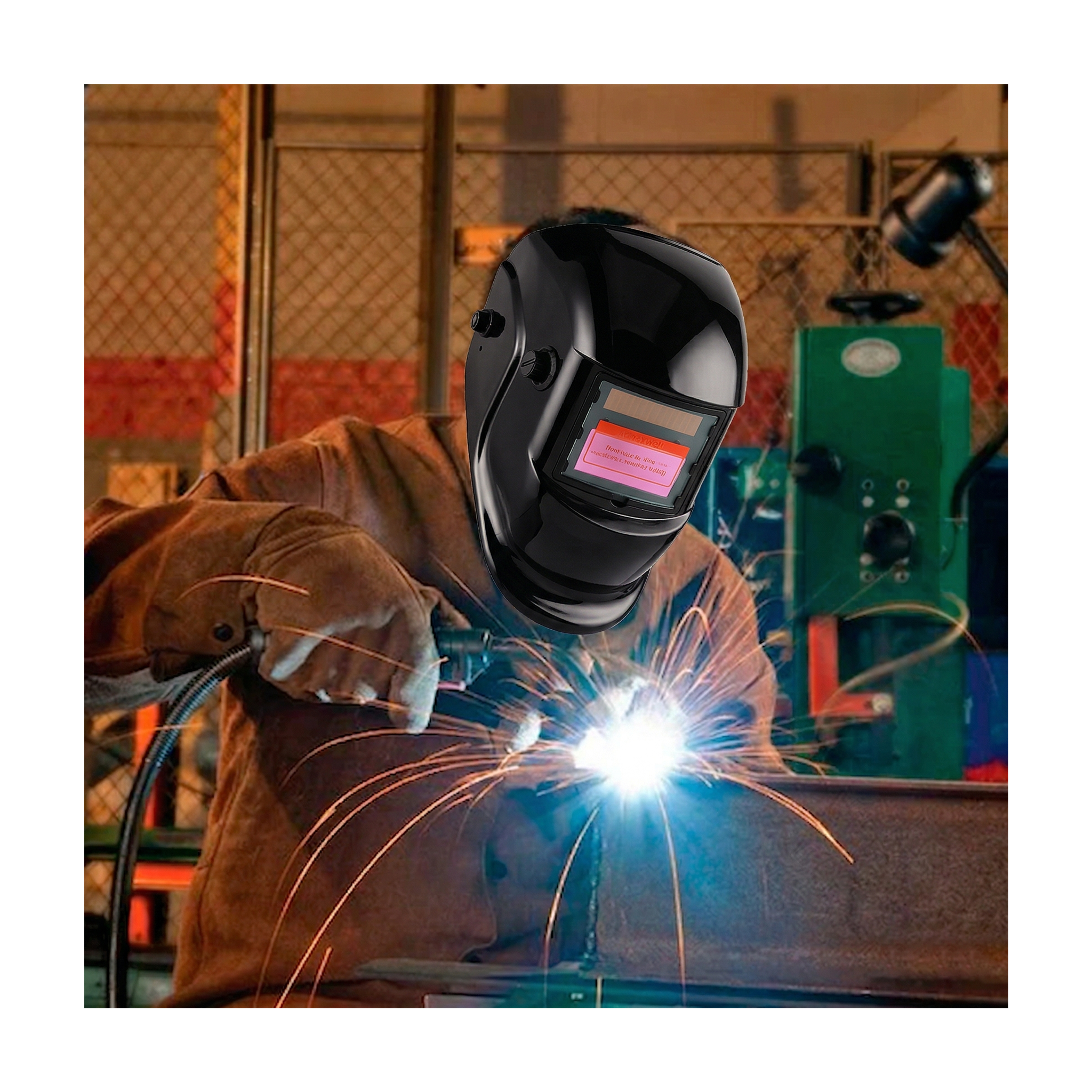 Careta Electrónica para Soldar | Máscara de Oscurecimiento Automático -FOLGTOOLS