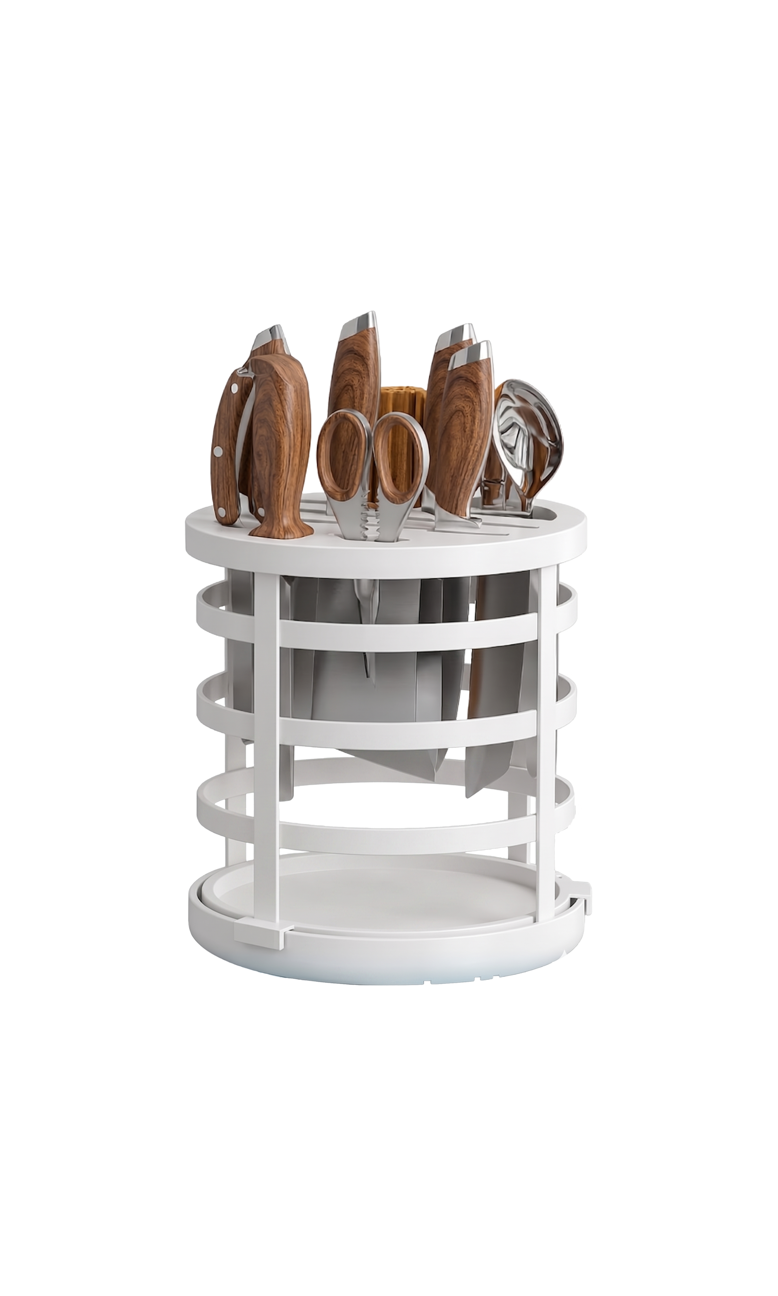 Organizador de Utensilios Giratorio | Serie Inox-Luxury | FOLGVEX