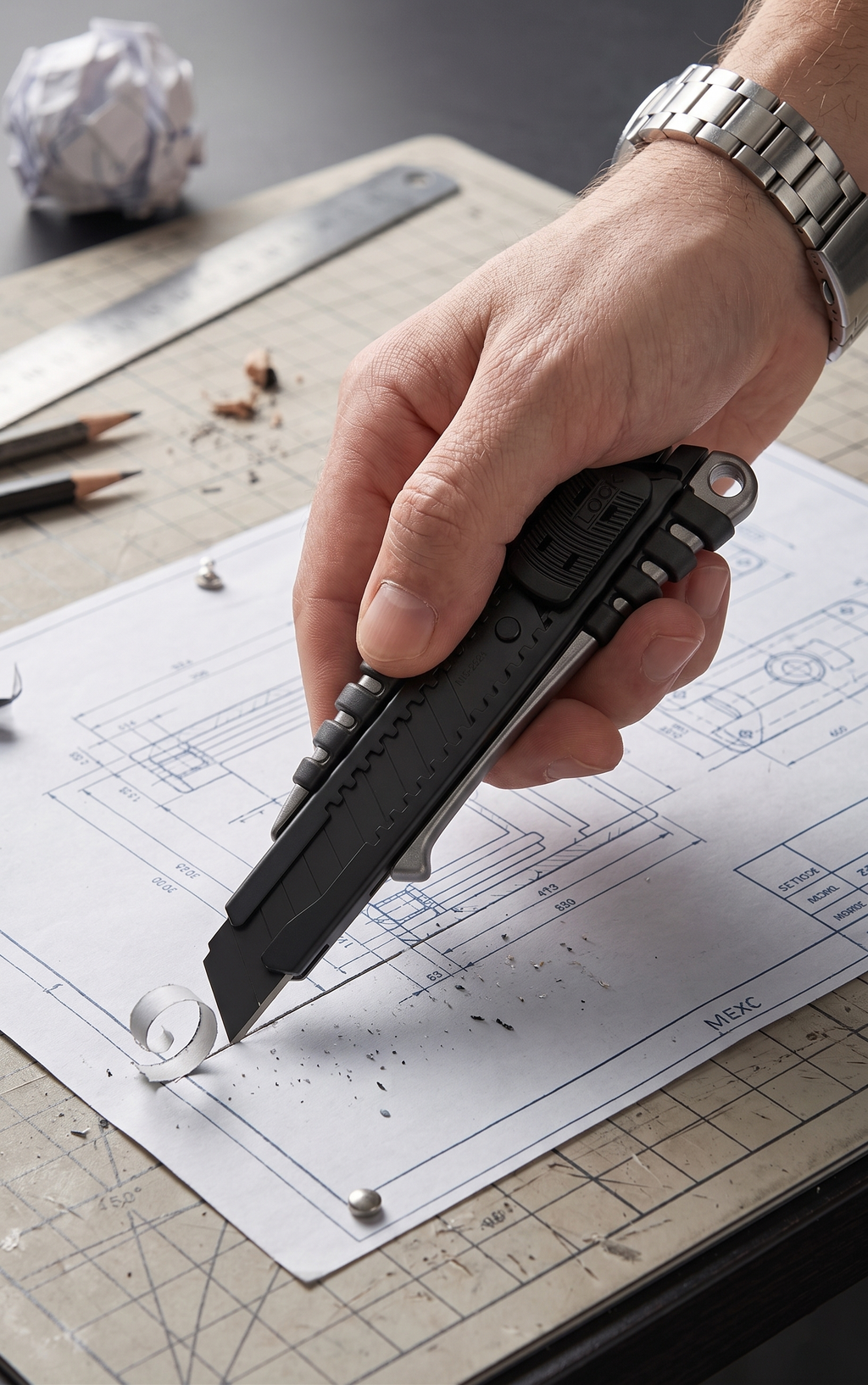 CUTTER V-900 ALEACIÓN DE ALUMINIO GRIS-FOLGTOOLS