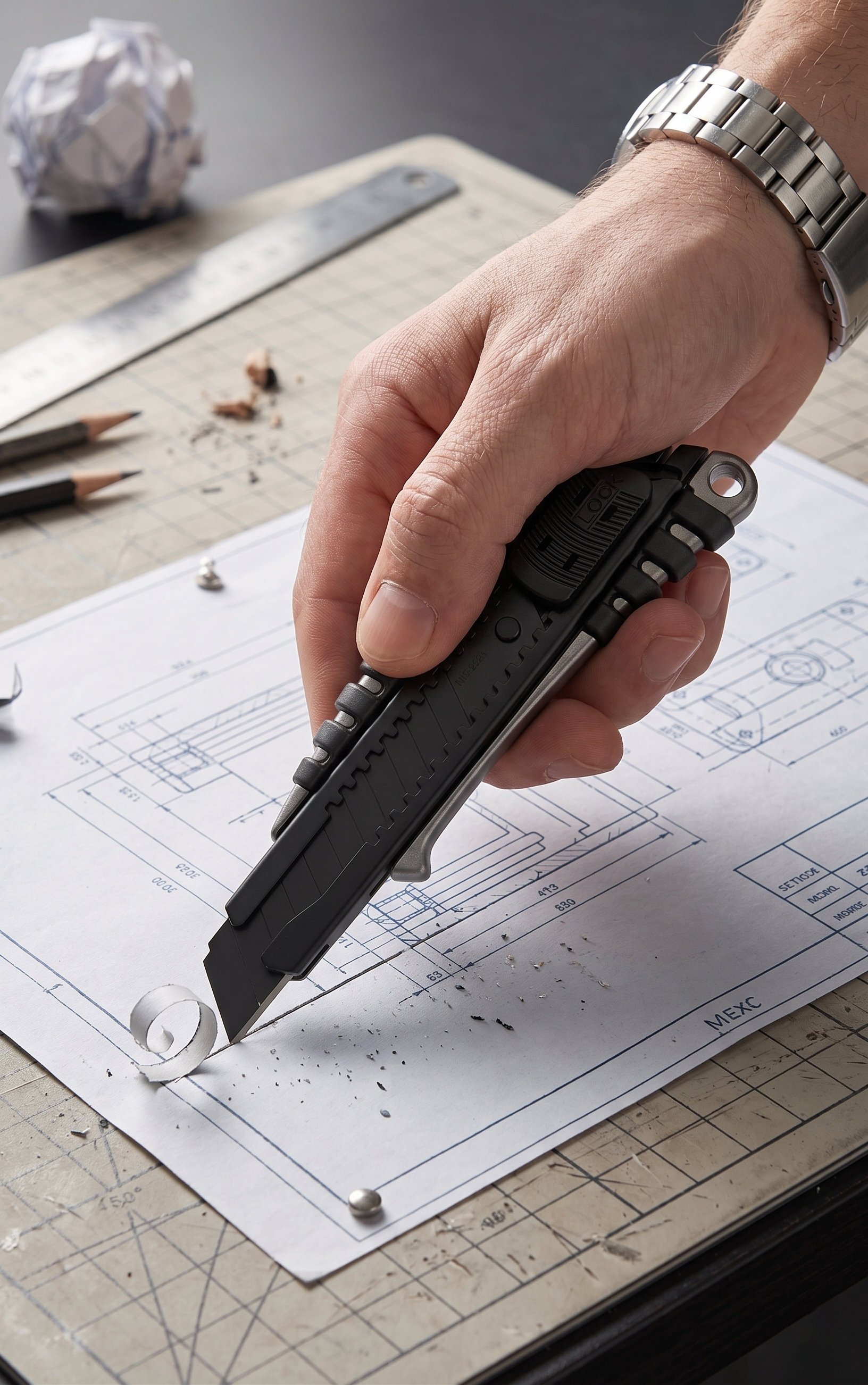 CUTTER V-900 ALEACIÓN DE ALUMINIO GRIS-FOLGTOOLS