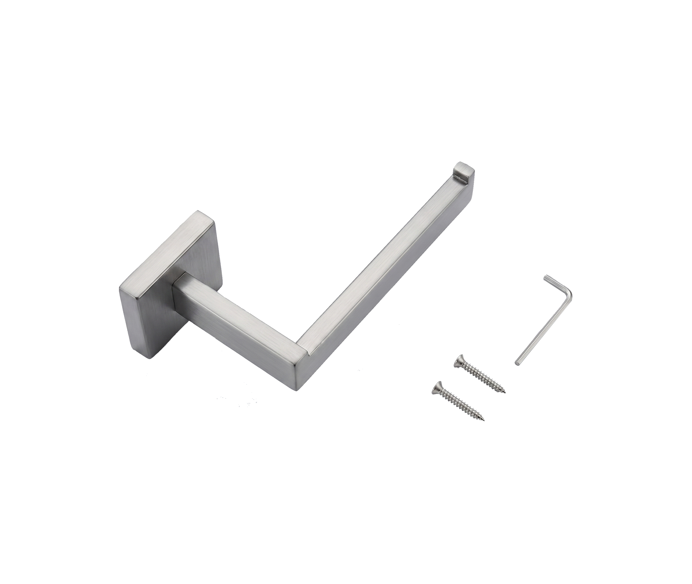 Portarrollos de Pared – Cromado & Base Cuadrada-FOLGVEX