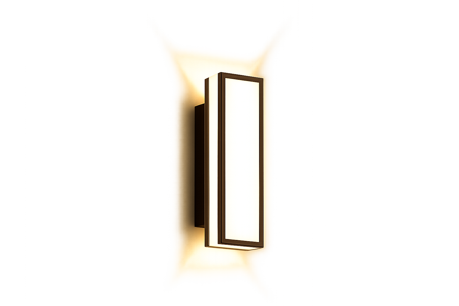 Arbotante LED de Pared Diseño Rectangular Vertical | FOLGTECH