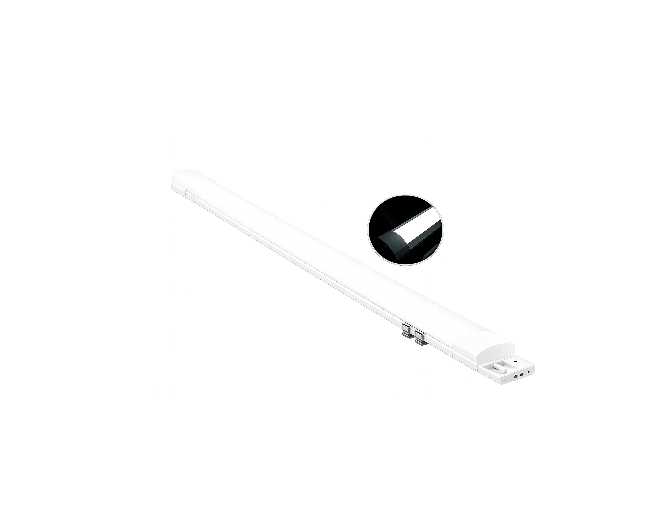 Regleta (Gabinete) LED Doble Opalina 1.20M de  54W | FOLGTECH