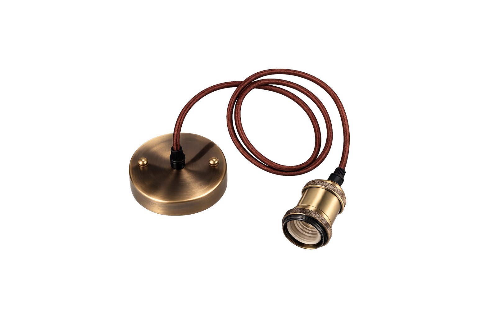 Soquet Colgante Vintage Color Bronce E27 | FOLGTECH