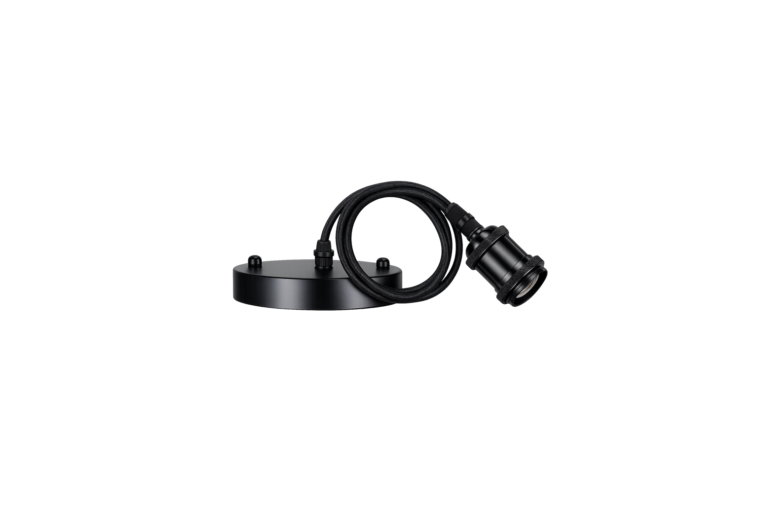 Soquet Colgante Vintage Color Negro E27 | FOLGTECH