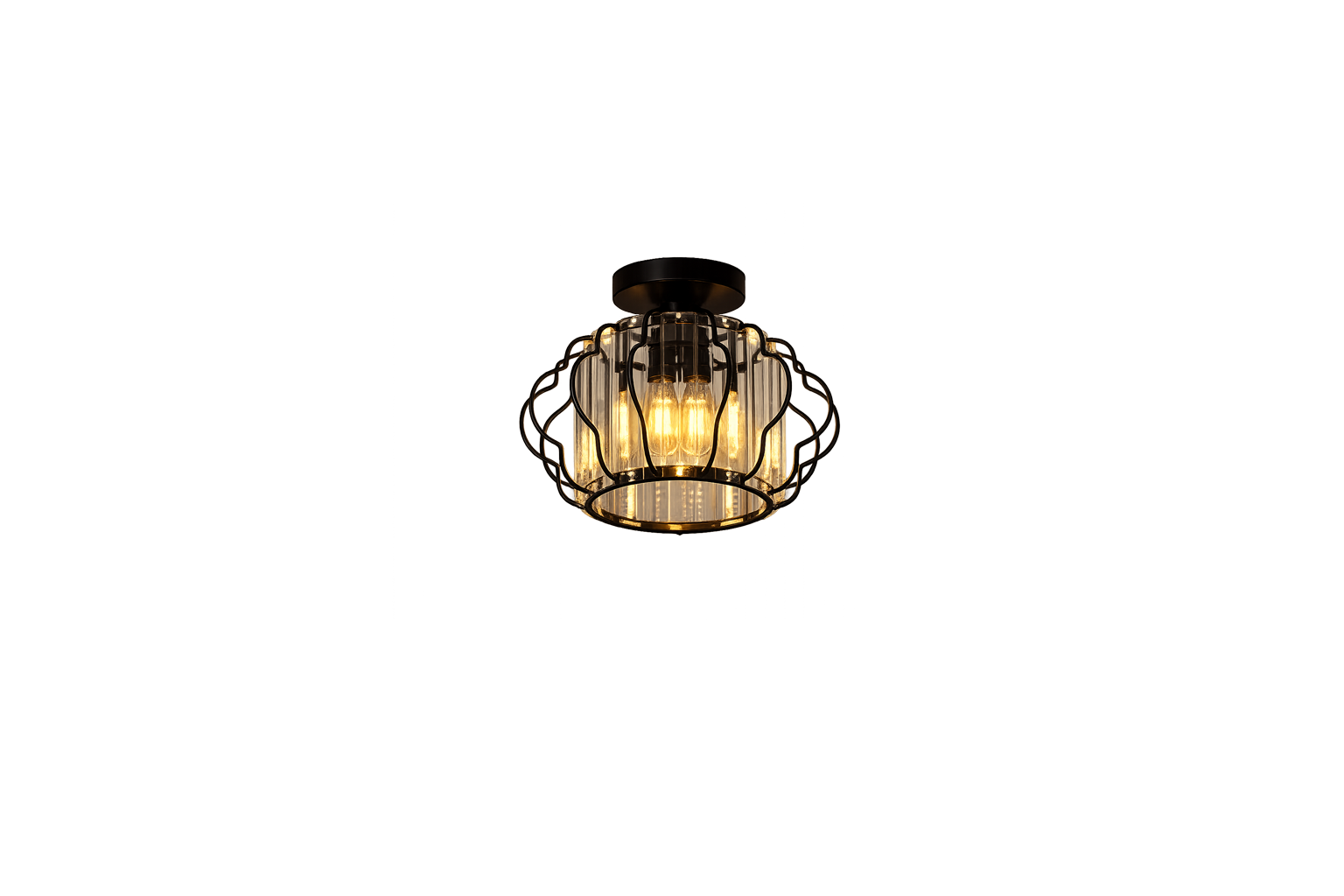Candil Decorativo Cilíndrico Estilo Antiguo