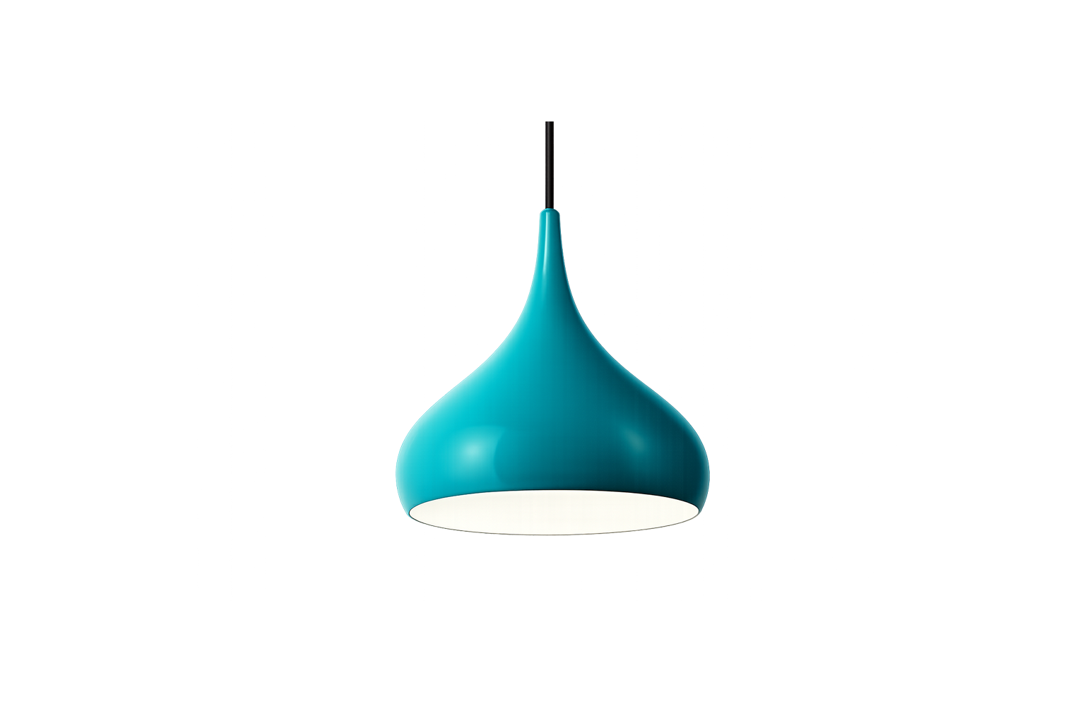 Lámpara Colgante Estilo Moderno en Forma de Gota Color Azul  | FOLGTECH