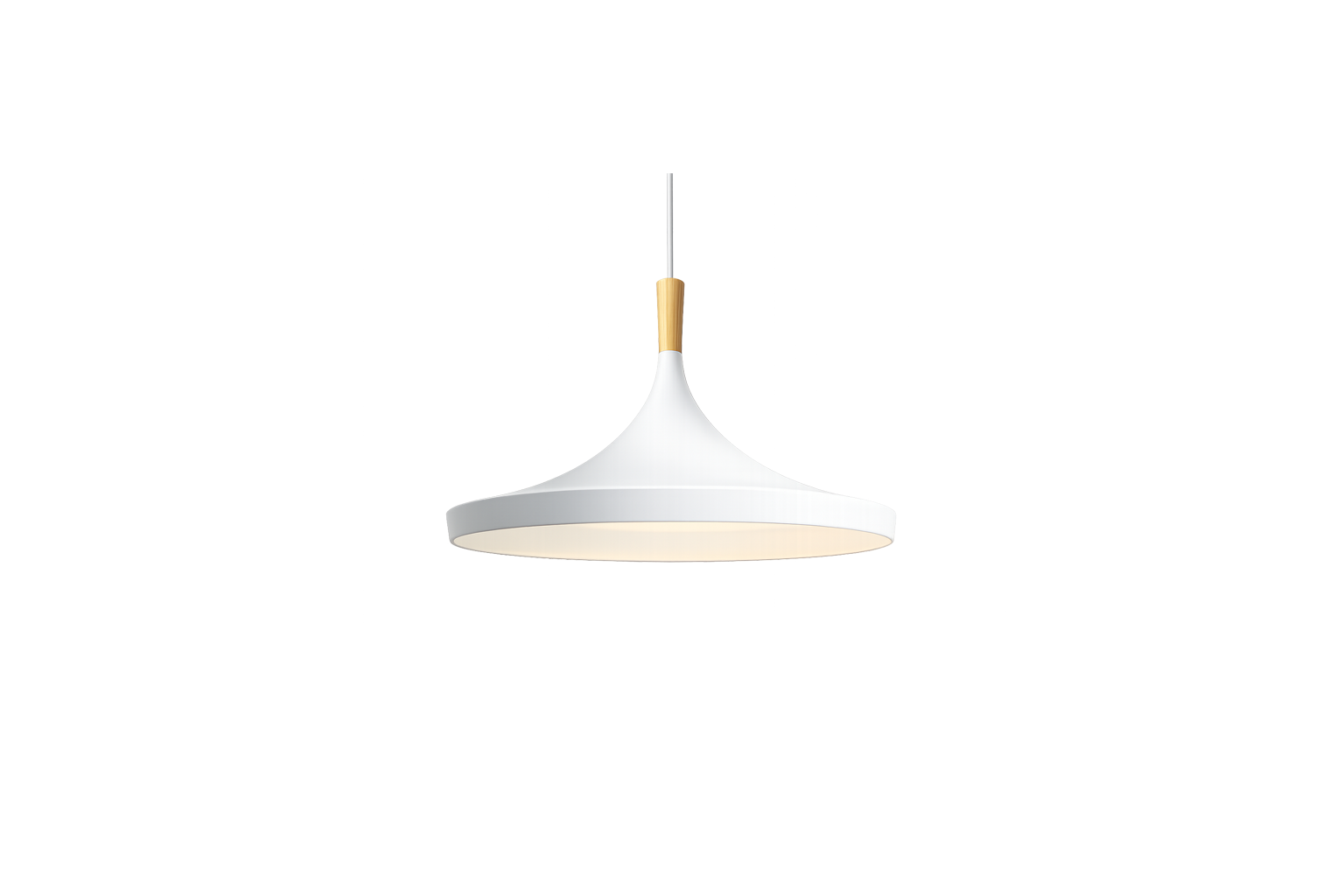 Candil Colgante Blanco Moderno Tipo Platillo