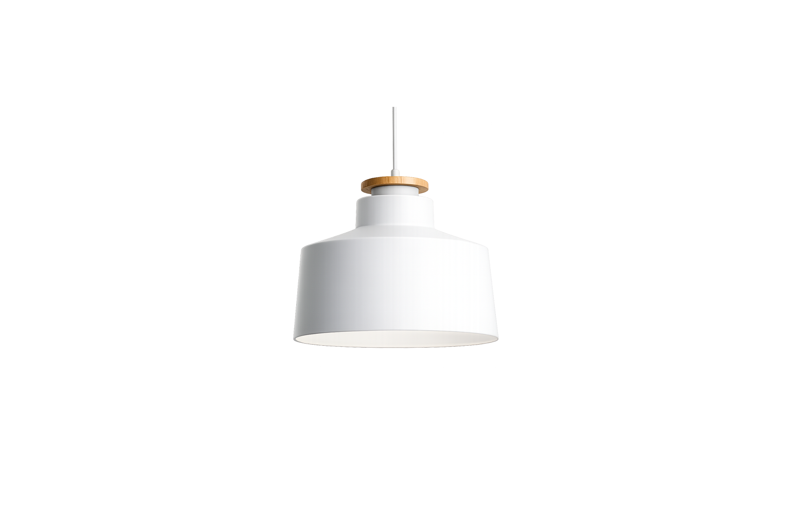 Lámpara Colgante Moderna Blanca