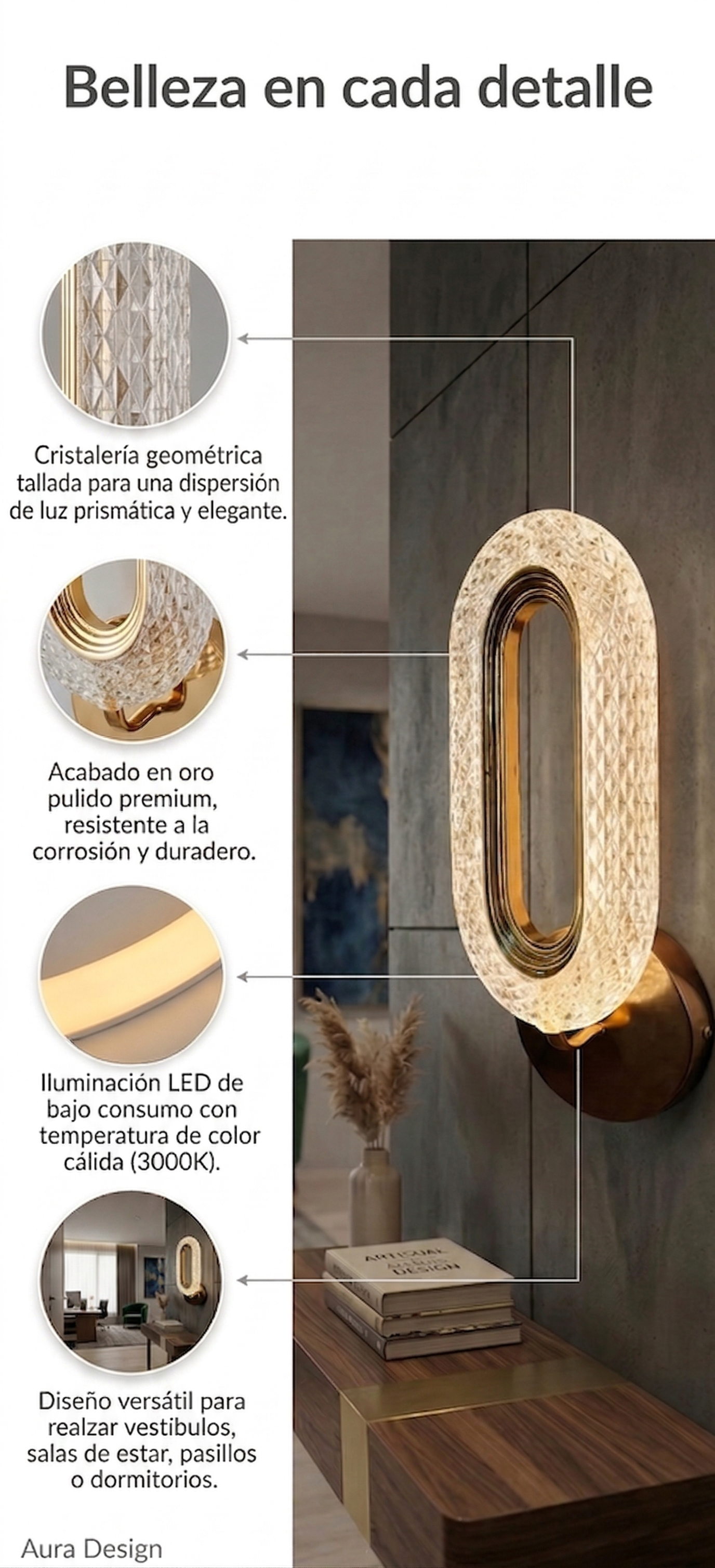 Lámpara Decorativa De Pared - FOLGTECH