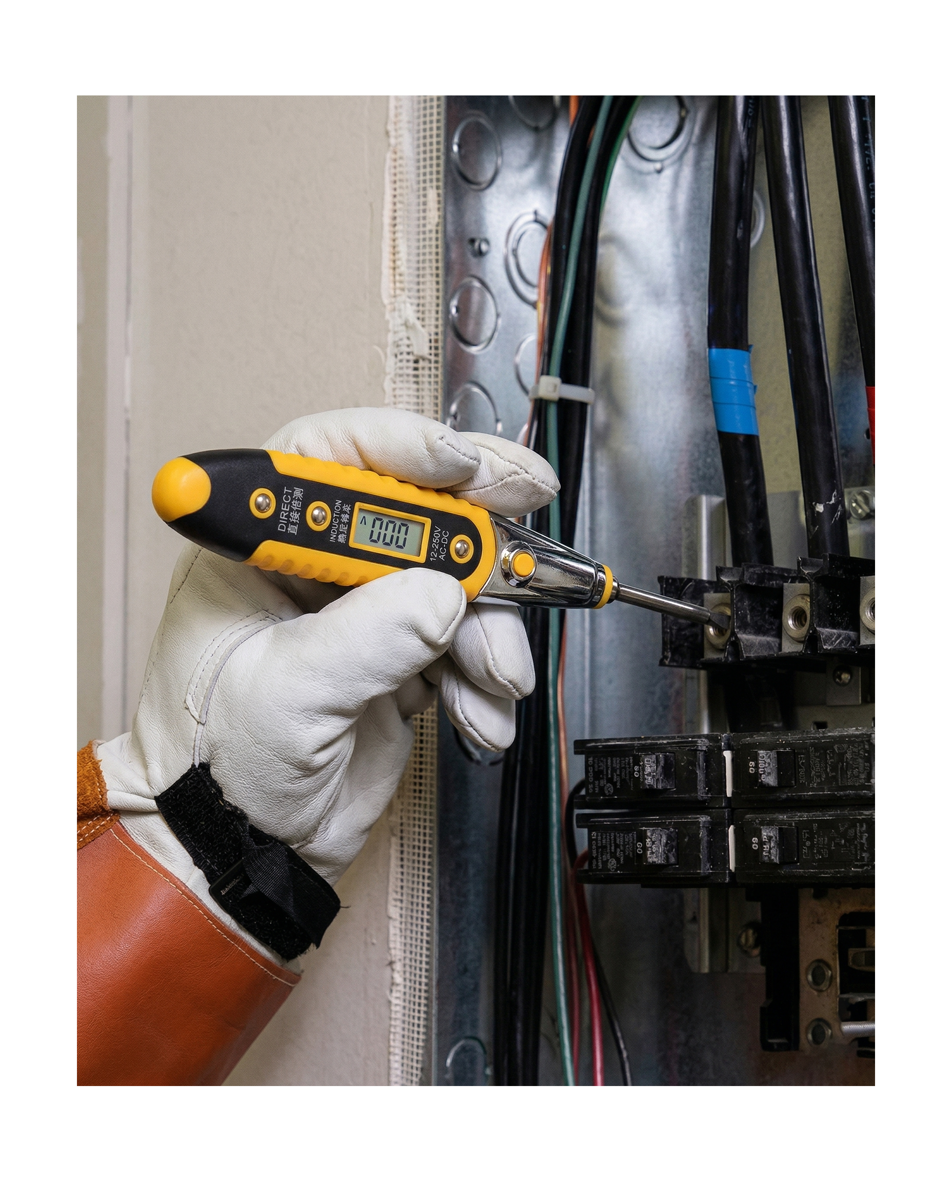 Probador de Voltaje Digital Safe-Check 250- FOLGTOOLS