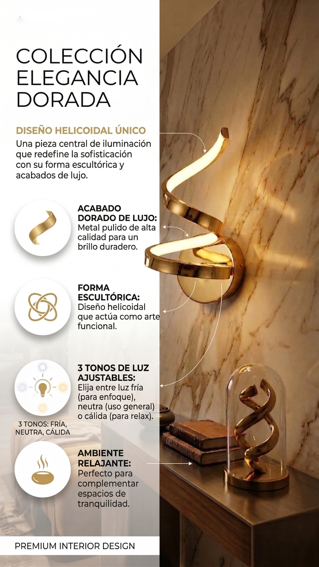 Lámpara Decorativa De Pared -FOLGTECH