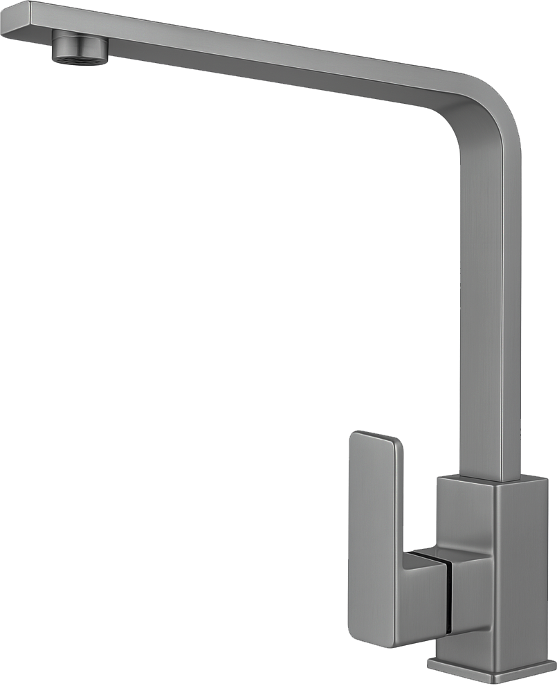 MONOMANDO PARA FREGADERO FOLGVEX – CUELLO ALTO RECTANGULAR ACERO CEPILLADO