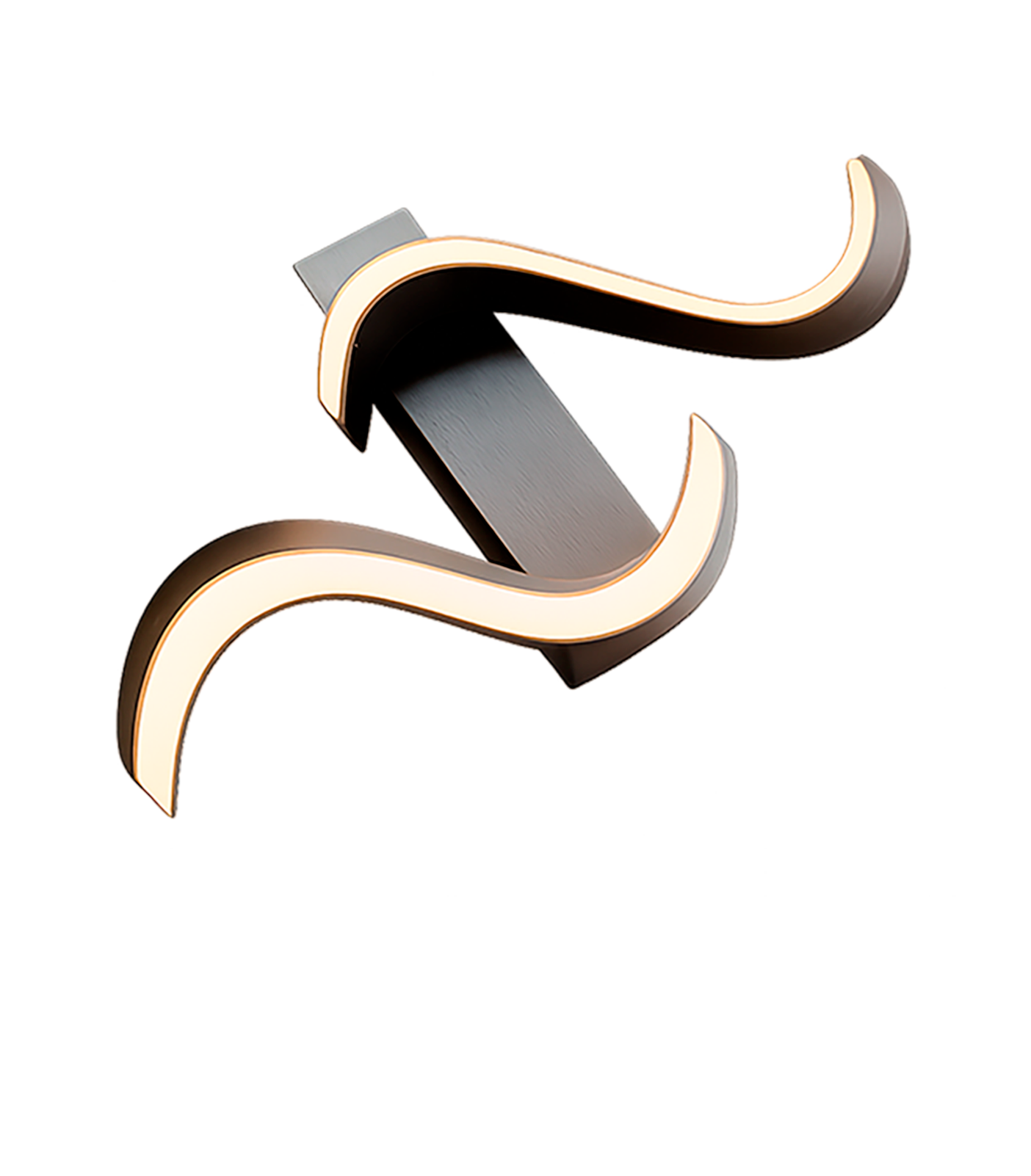 Lámpara de Techo LED Moderna 30W – Diseño Ondulado Minimalista-FOLGTECH