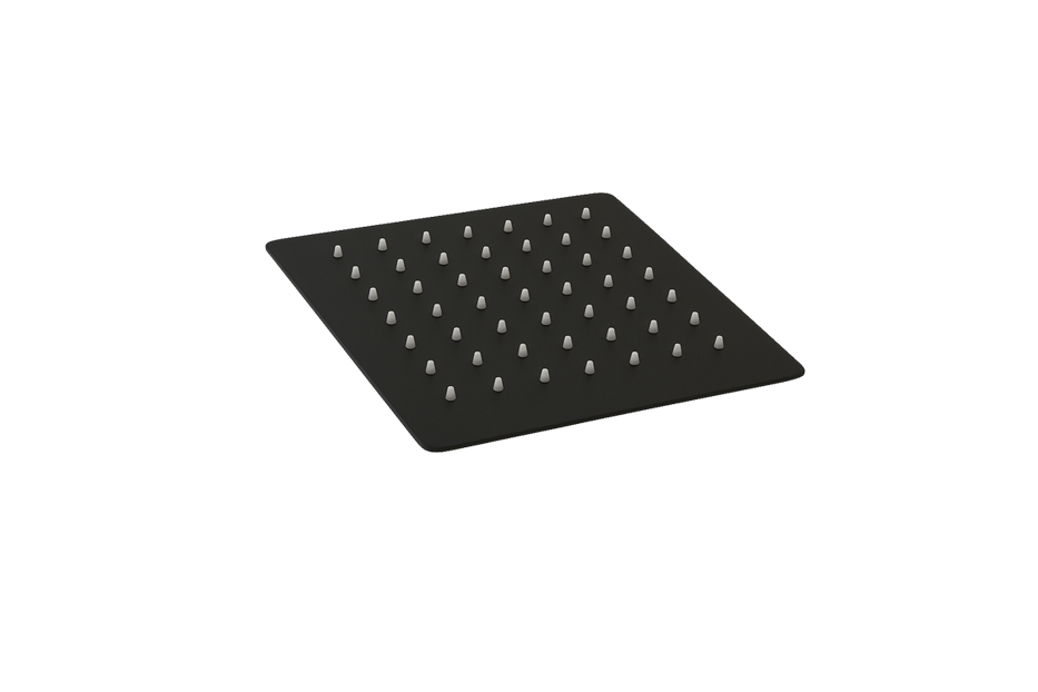REGADERA CUADRADA NEGRA DE 10" FOLGVEX