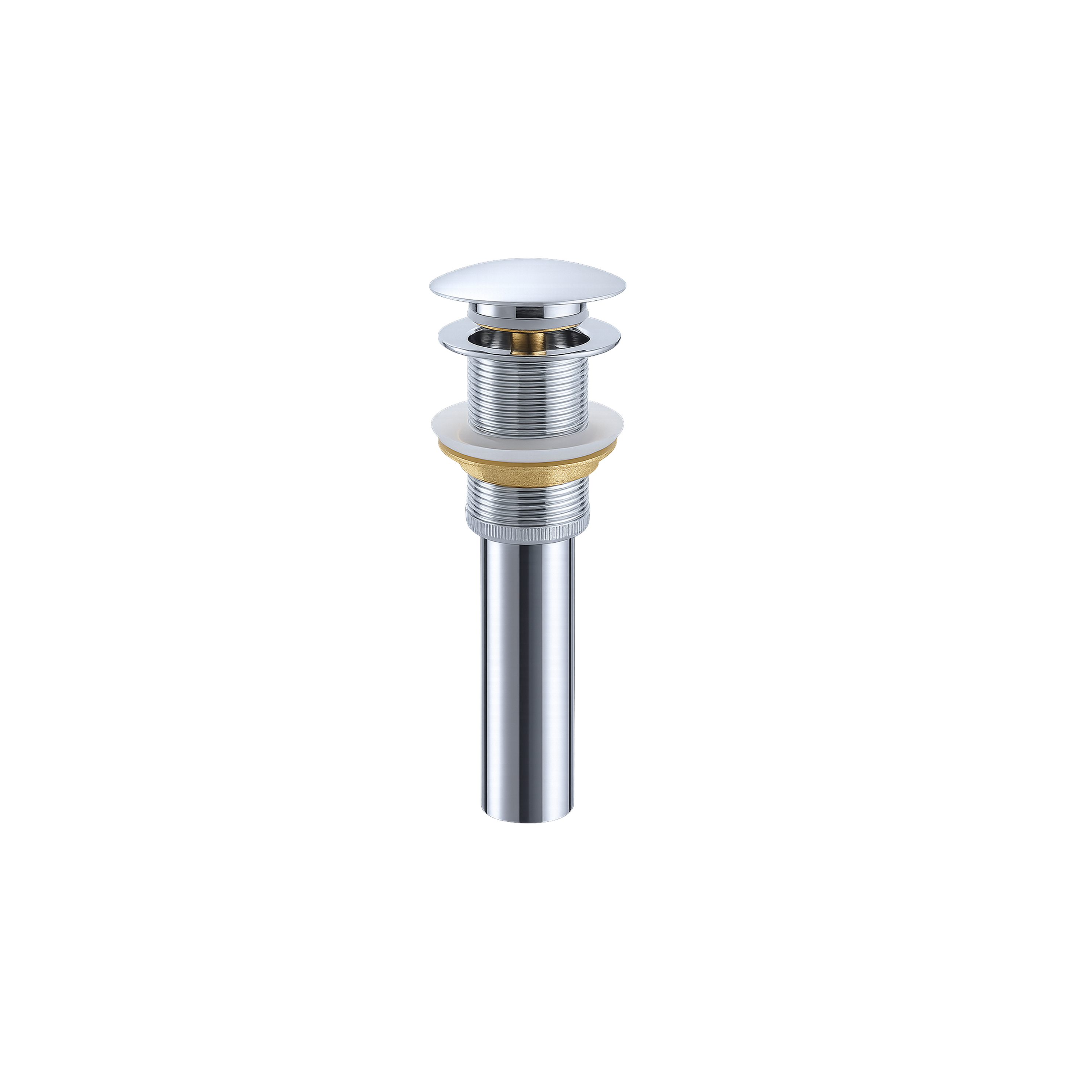 Céspol Contra Push para Lavabo de Latón Cromado con Salida de 1 1/4" FOLGVEX®