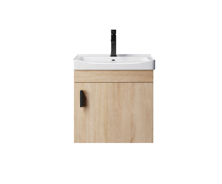 Mueble para Baño Flotante con Lavabo y Espejo con Estante 81 cm | FOLGVEX