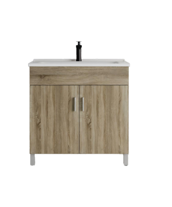 Mueble para Baño con Base y Lavabo 80 cm | FOLGVEX