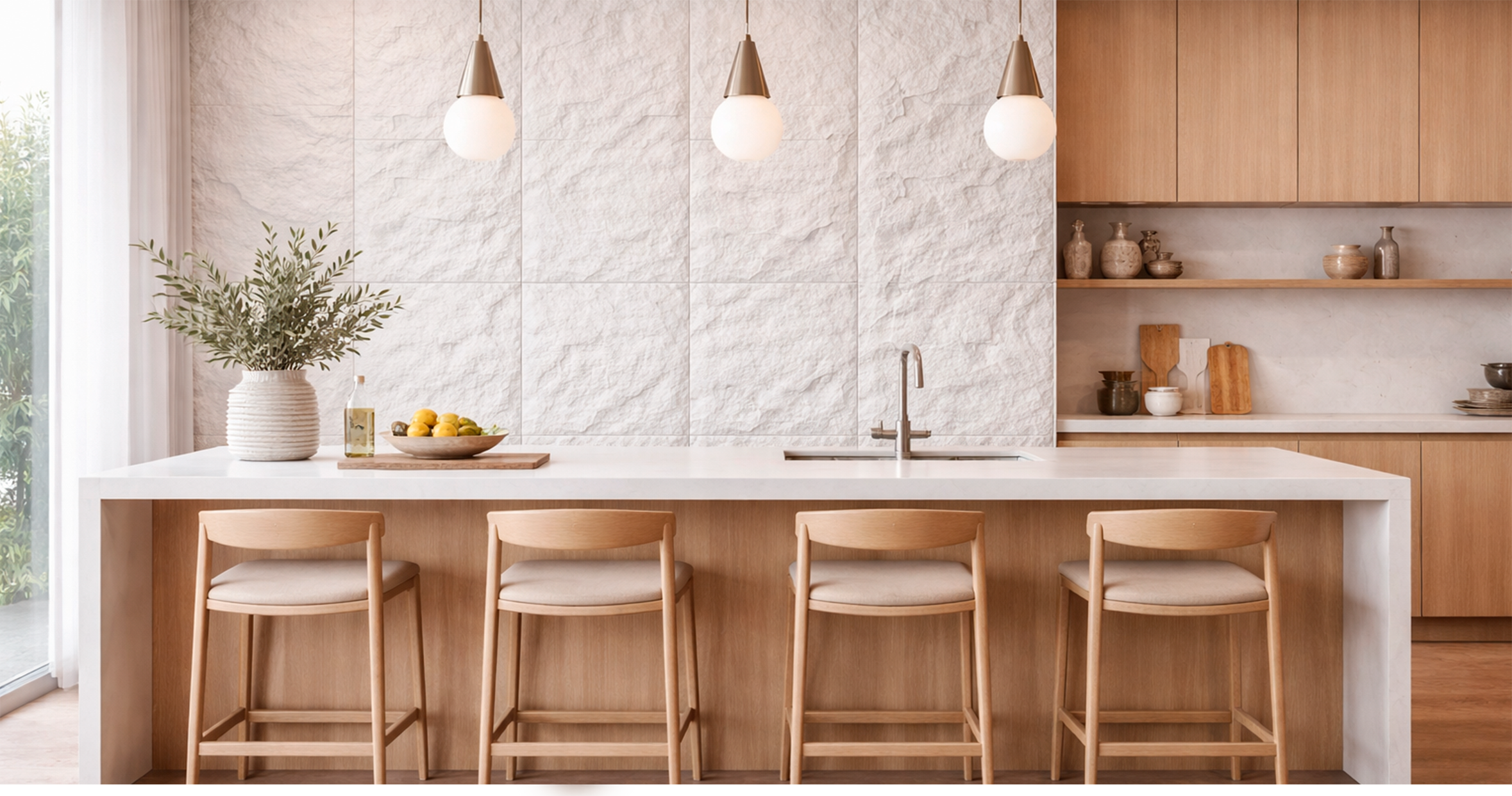 FOLGDECOR® · STRATA · WHITE STRATA PANEL DECORATIVO