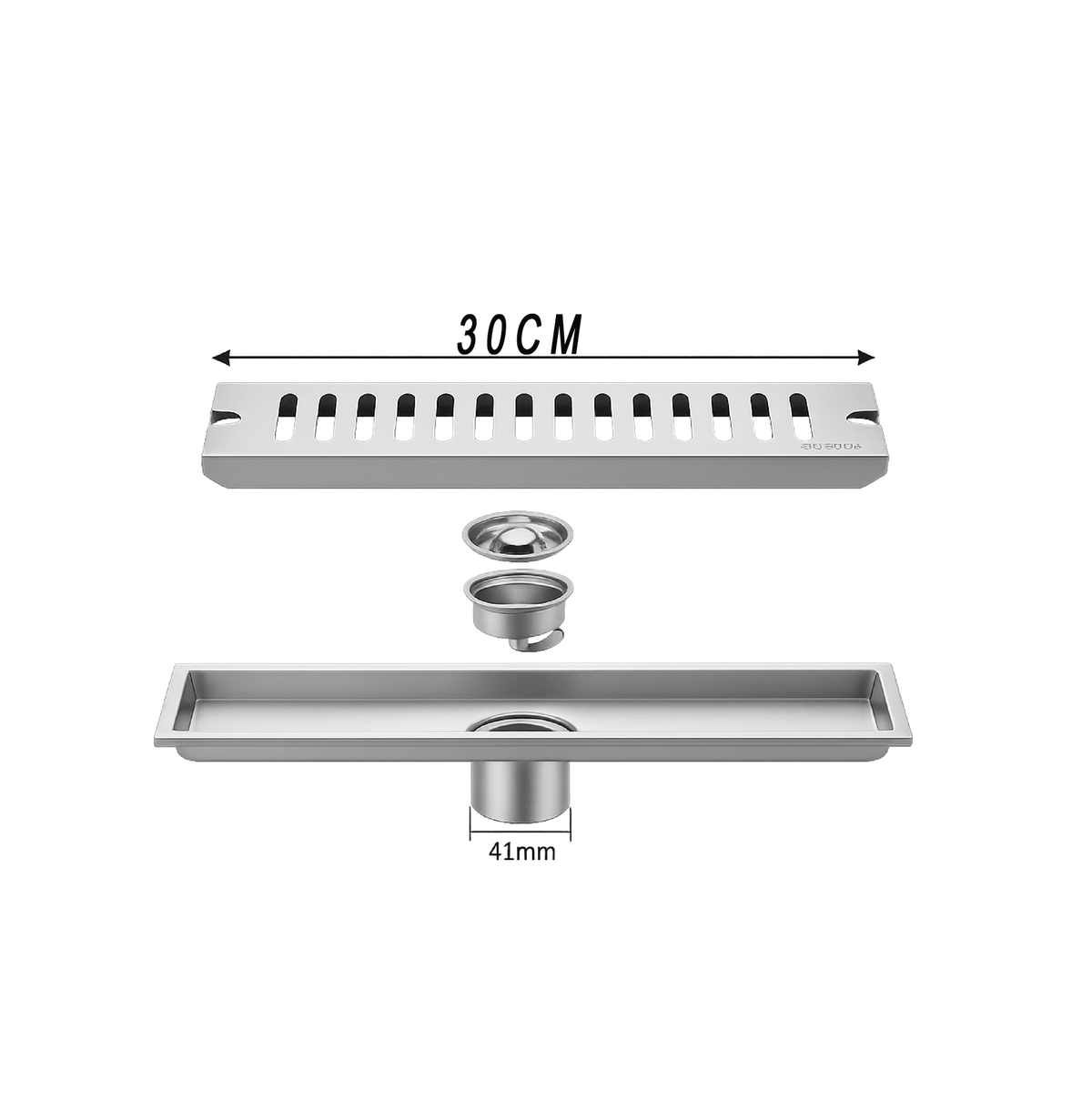 Coladera Lineal Rectangular | Serie SUS304-Luxury | FOLGVEX – FOLGMEX®