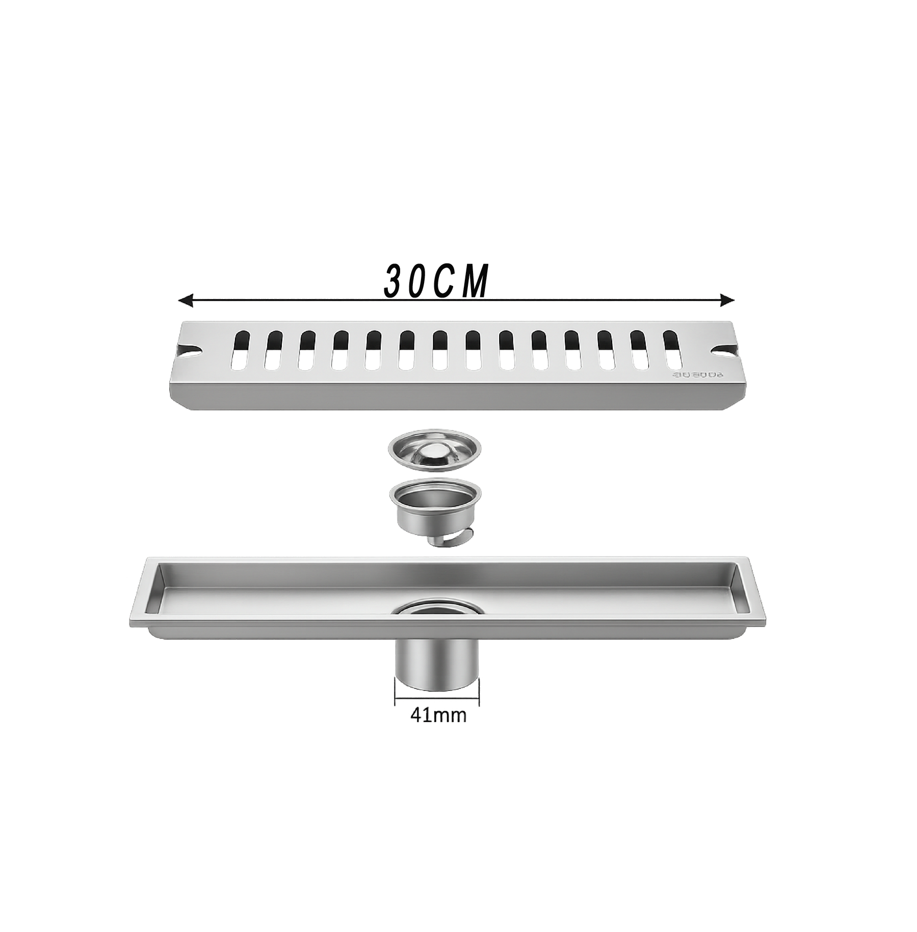Coladera Lineal Rectangular | Serie SUS304-Luxury | FOLGVEX