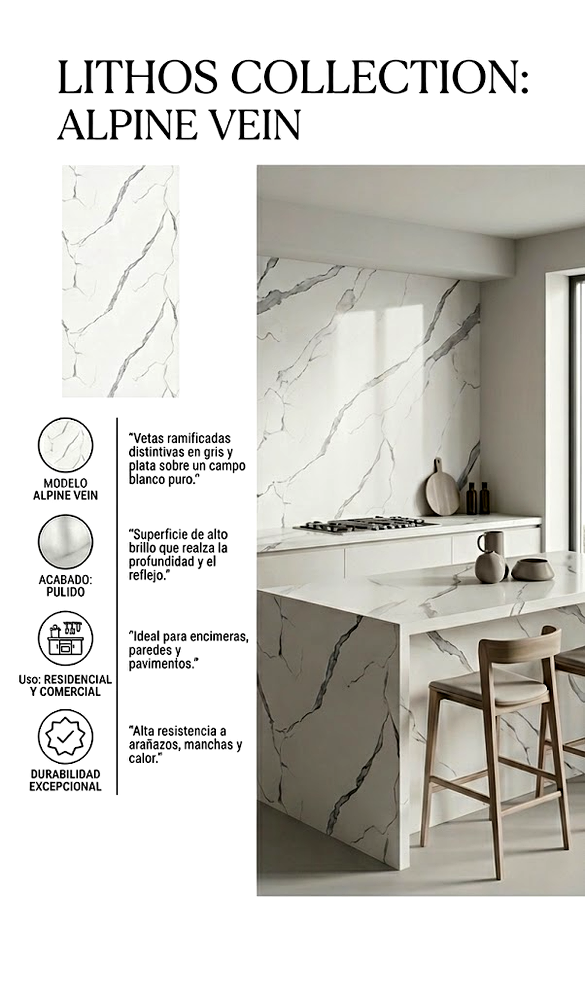 FOLGDECOR · LITHOS · ALPINE VEIN · PANELES DECORATIVOS